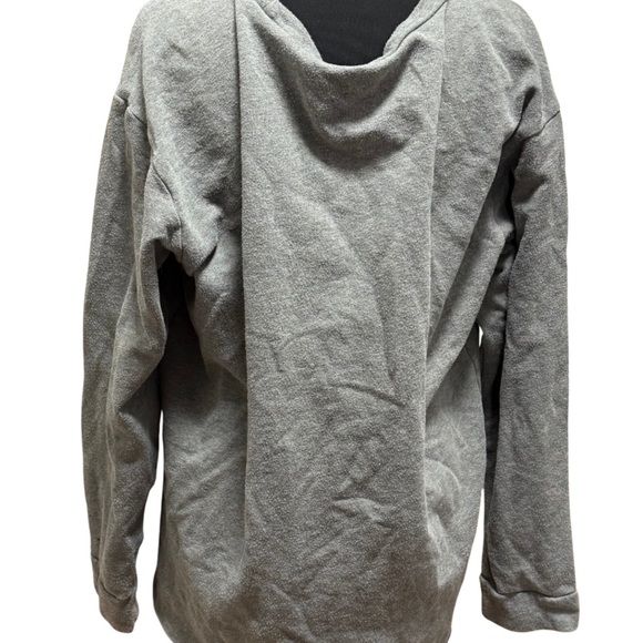 PINK Victoria's Secret sequin Sweatshirt in Gray and Pink - Picture 3 of 5